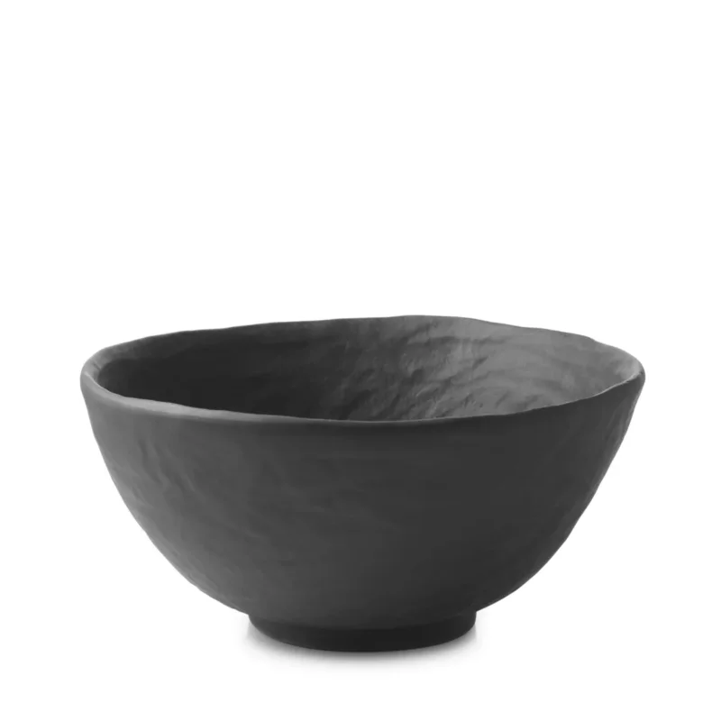 Bol rond Noir brut porcelaine culinaire Ø 19 cm Yli Revol Pas Cher
