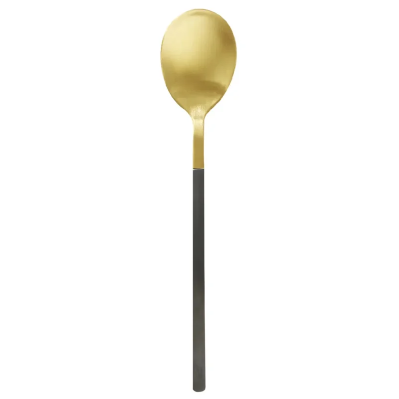 Cuillère de table or inox 18/0 19,9 cm Aroma Or Pvd Noir Pro.mundi Nouveauté