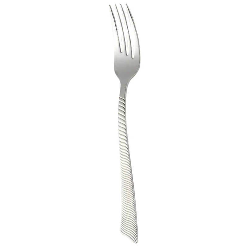 Fourchette à dessert inox 18/10 19 cm Wave Cisele Pro.mundi Pas Cher