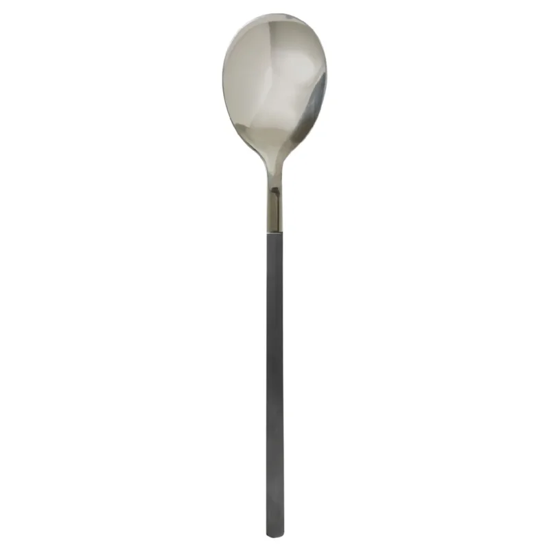 Jusqu’à Épuisement Des Stocks Cuillère de table noir inox 18/0 19,9 cm Aroma Pvd Noir Pro.mundi