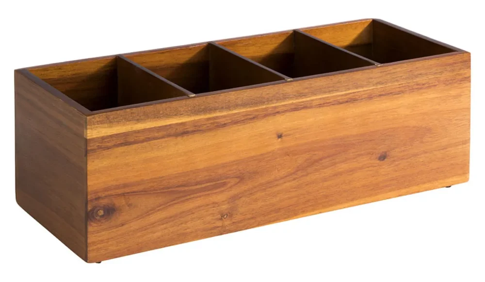 Offre Spéciale Range couverts acacia 36x14x12,5 cm Woody Aps