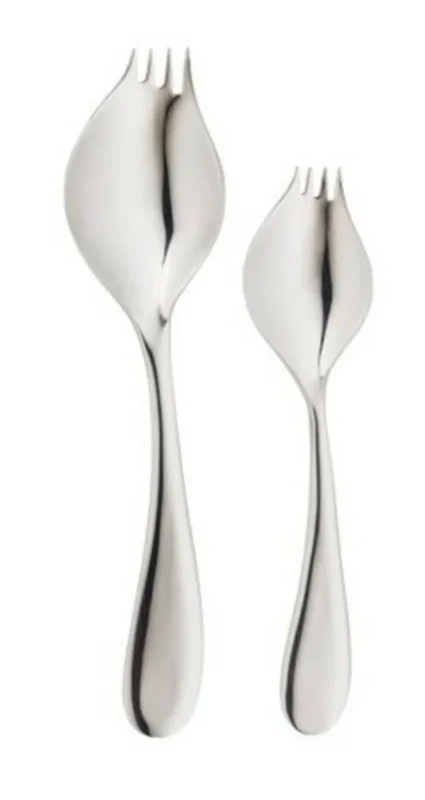Promotion Saisonnière Cuillère fourchette multi-fonctions inox 18/10 15,9x3,8 cm DemoiselleGeorgette