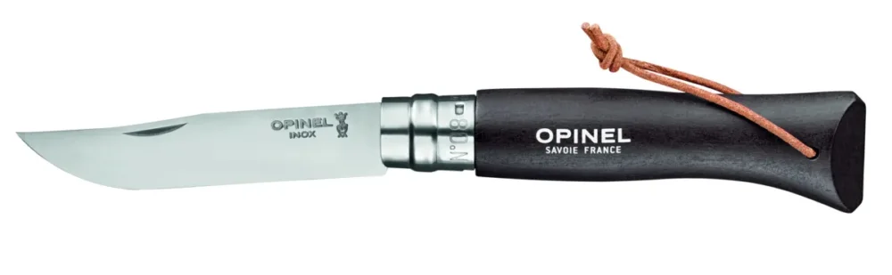 Authentique Couteau pliant OPINEL n°8 8,5 cm inox bois unie