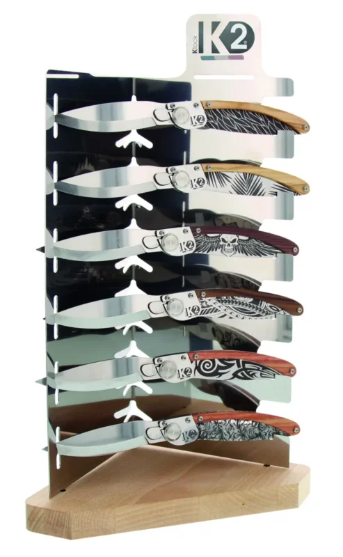 Seulement Aujourd’hui Lot de 6 couteaux K2 DECORS 8,5 cm inox bois unie (6 pièces)
