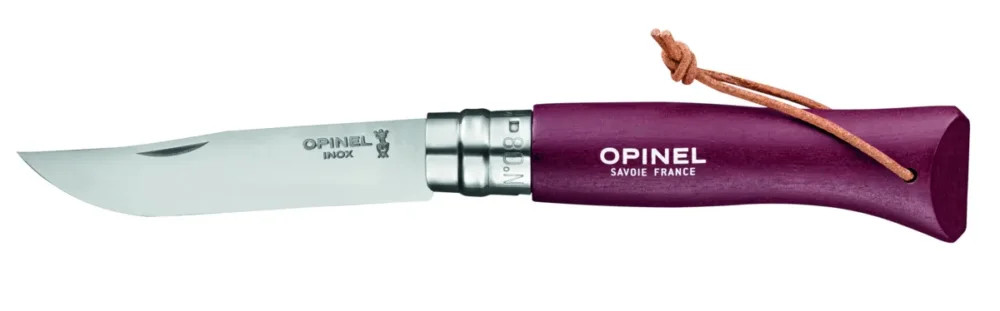 Couteau pliant OPINEL n°8 8,5 cm inox bois unie Paiement Sécurisé