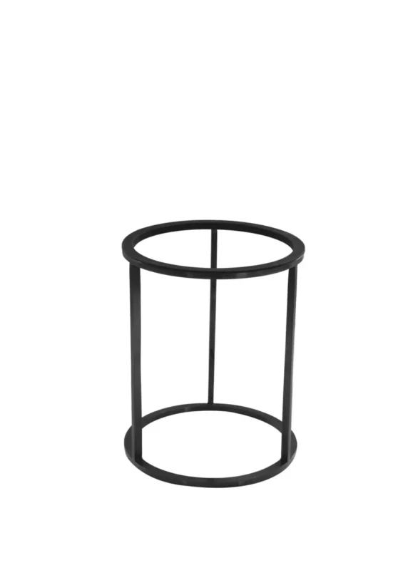 Prix Choc Rehausseur acier noir Ø 21,8 cm 26,5 cm Tilt Craster