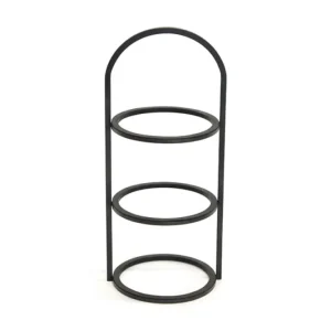 Nouvel Arrivage Rehausseur acier noir Ø 21,8 cm 24,2x21x55,3 cm Tilt Craster