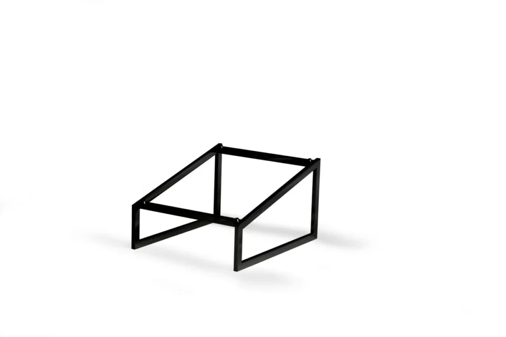 Cadre réhausseur pour plateau de présentation acier noir 31,5x31,5x18,2 cm Flow Craster Prix Promo