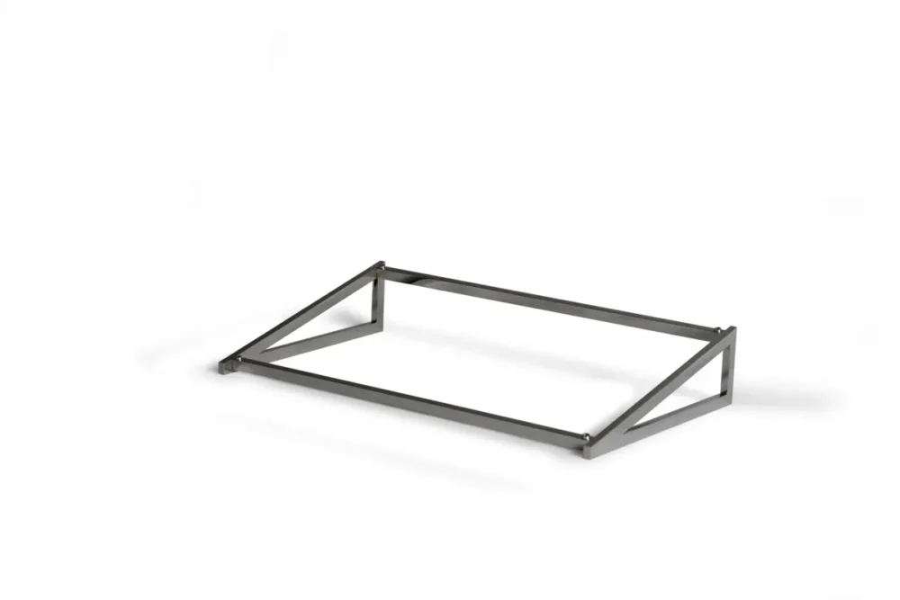 Prix Bas Cadre réhausseur pour plateau de présentation inox 53x31,5x9,7 cm Flow Craster
