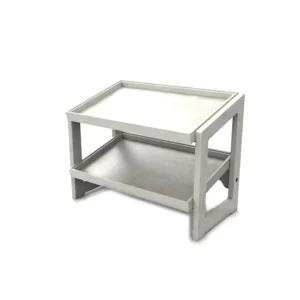 Solde étagère bois blanc 57,4x32,3x44,1 cm Flow Craster