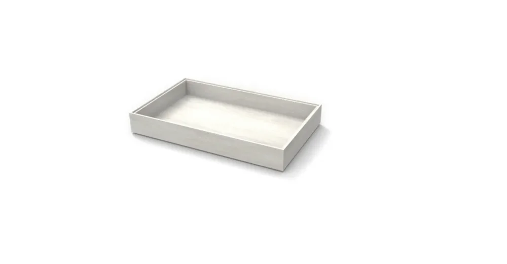 Offre Spéciale Caisse bois blanc 53x32,5x7,5 cm Flow Craster