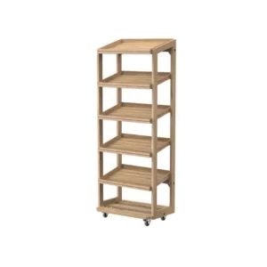 étagère chêne 57,4x40x145,9 cm Flow Craster Populaire