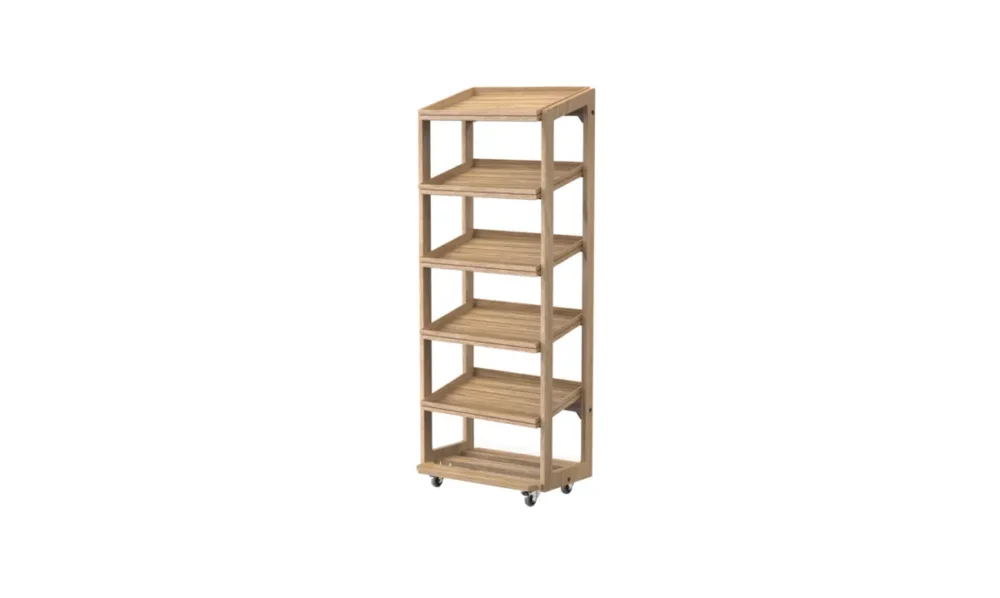 étagère chêne 57,4x40x145,9 cm Flow Craster Populaire