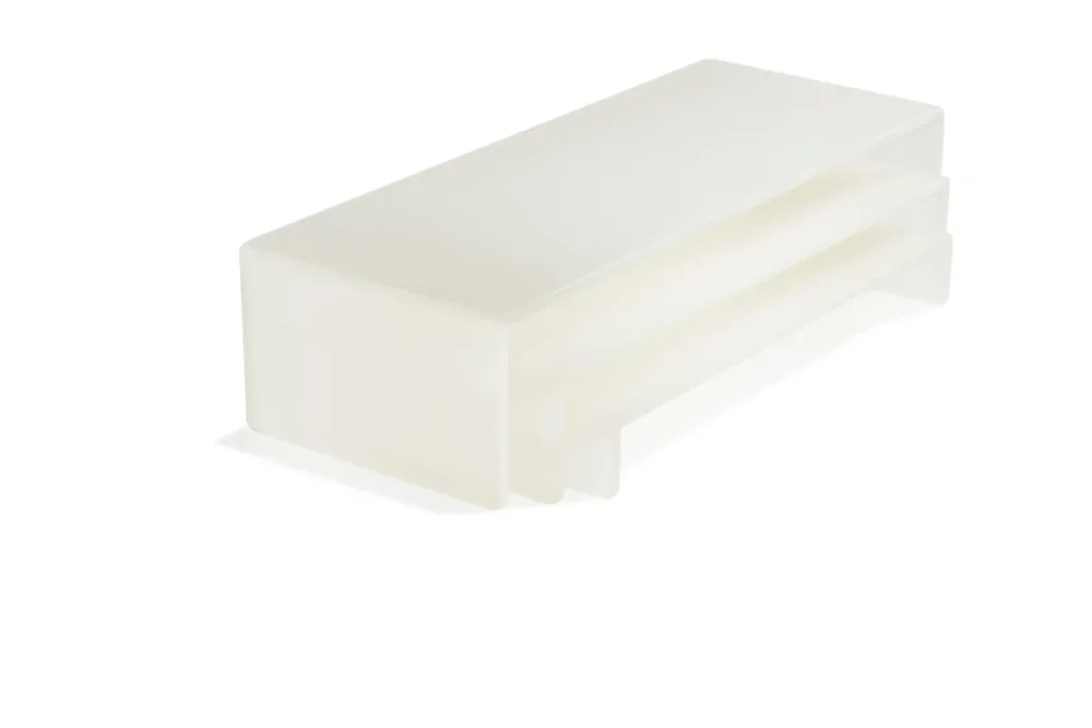 Set 3 présentoirs résine Nacryl® blanc 49,5x19,5x12 cm Mealplak Vente Flash
