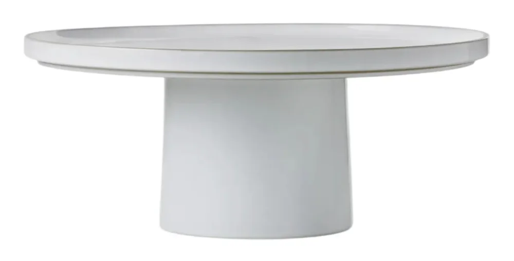 Présentoir pour pâtisserie céramique blanc Ø 33 cm 14 cmCaractère Revol Usine Directe