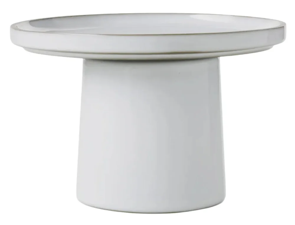 Présentoir pour pâtisserie céramique blanc Ø 15 mm 9,5 cmCaractère Revol Réduction