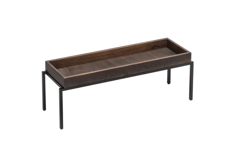 Remise Présentoir gn2/4 bois 55,5x16,5x23,5 cm Dolomiti Zepe