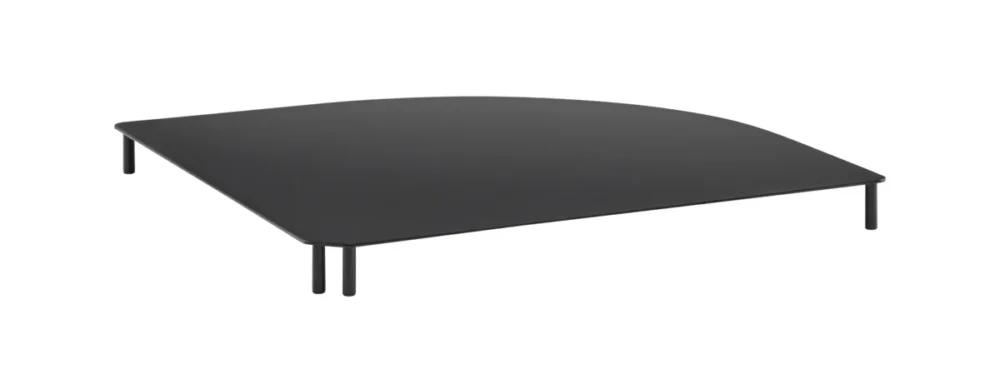 Raccord d'angle pour présentoir métal noir 39x39x3 cm Valo Aps Acheter Direct