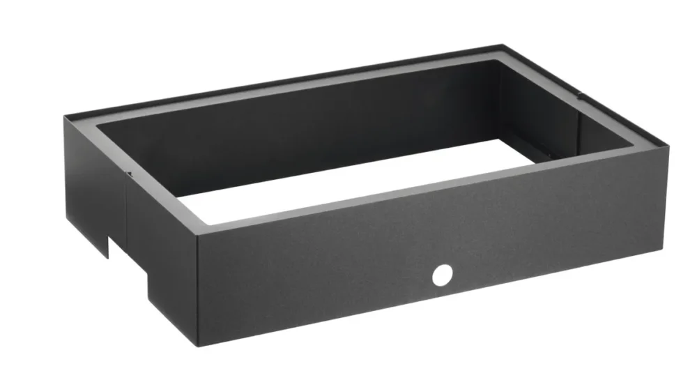 Authentique Base acier noir 570x367x125 mm Pintinox