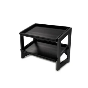 Super Prix étagère bois noir 57,4x32,3x44,1 cm Flow Craster