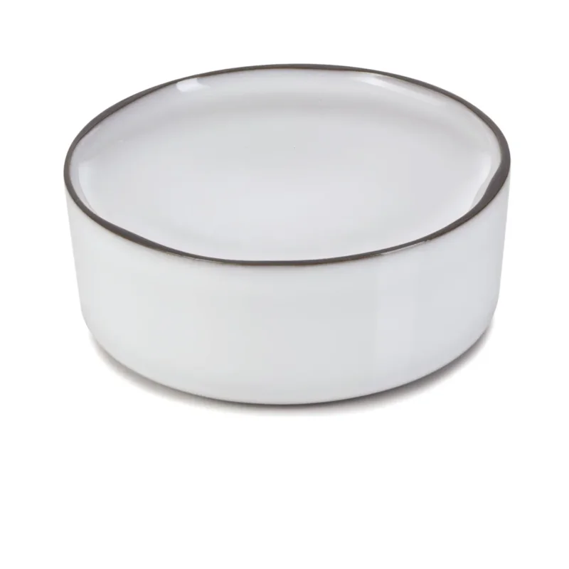 Podium rond blanc porcelaine culinaire Ø 15 cmCaractère Revol Offre Limitée