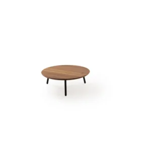 Plateau avec pieds noyer Ø 40 cm 14 cm Alto Craster Produit De Marque