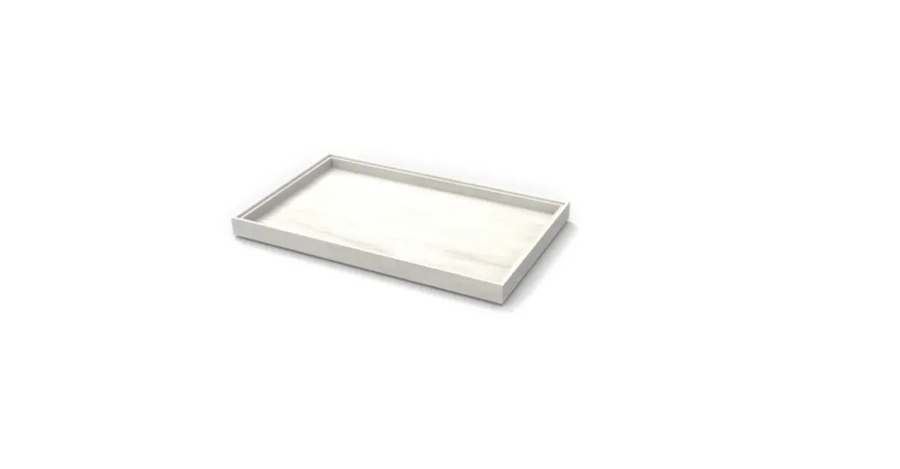 Caisse bois blanc 53x32,5x4 cm Flow Craster Marque