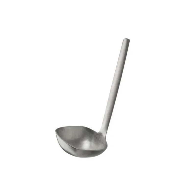 Authentique Louchette vintage inox gris 6,5x6,5x17,5 cm 60 ml Bulq Aps