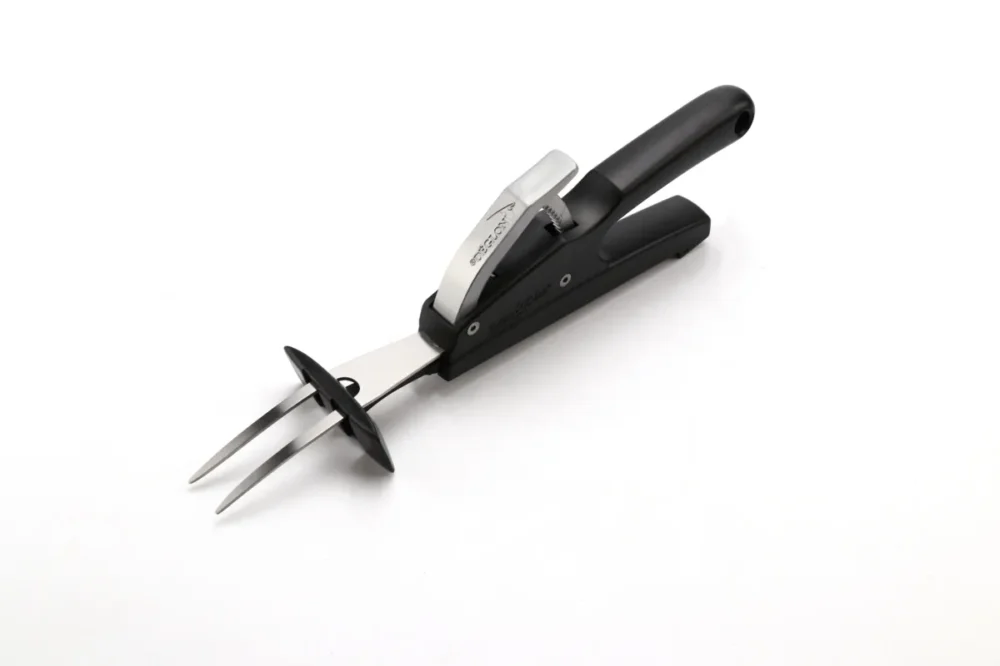 Commander Vite Fourchette courbe 2 dents plastique 35x9x10,5 cm Push And Pull Deglon