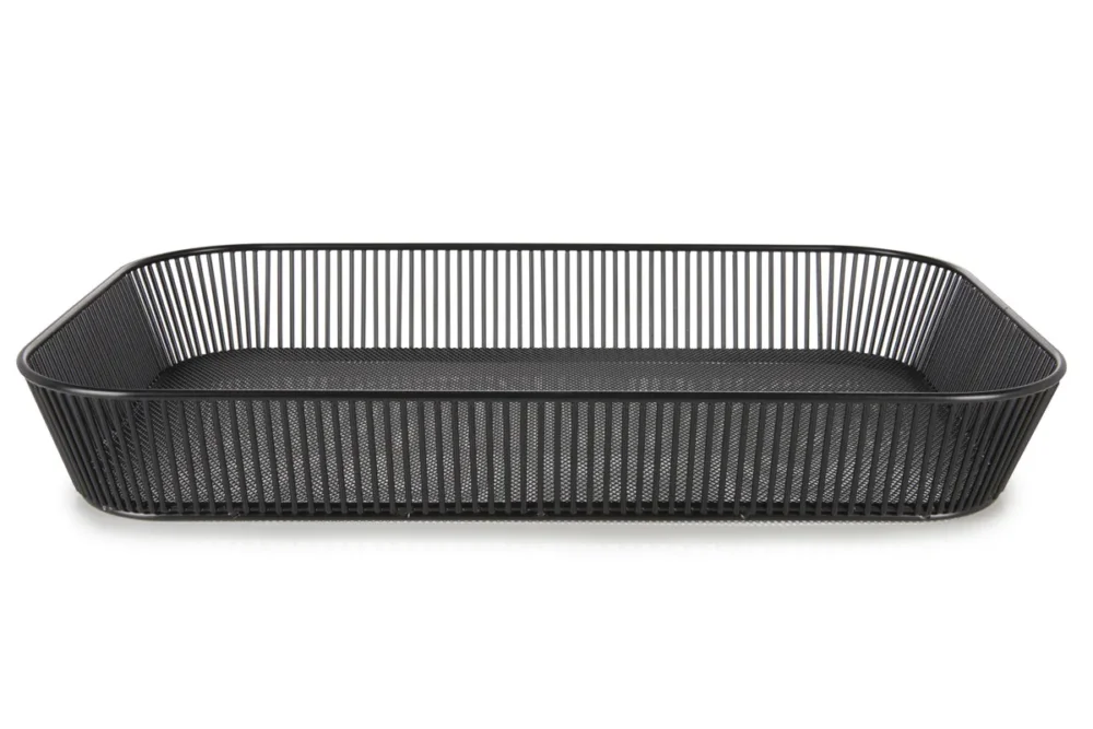 Corbeille gn 1/1 acier noir 53x32,5x6,5 cm Revol Nouveauté