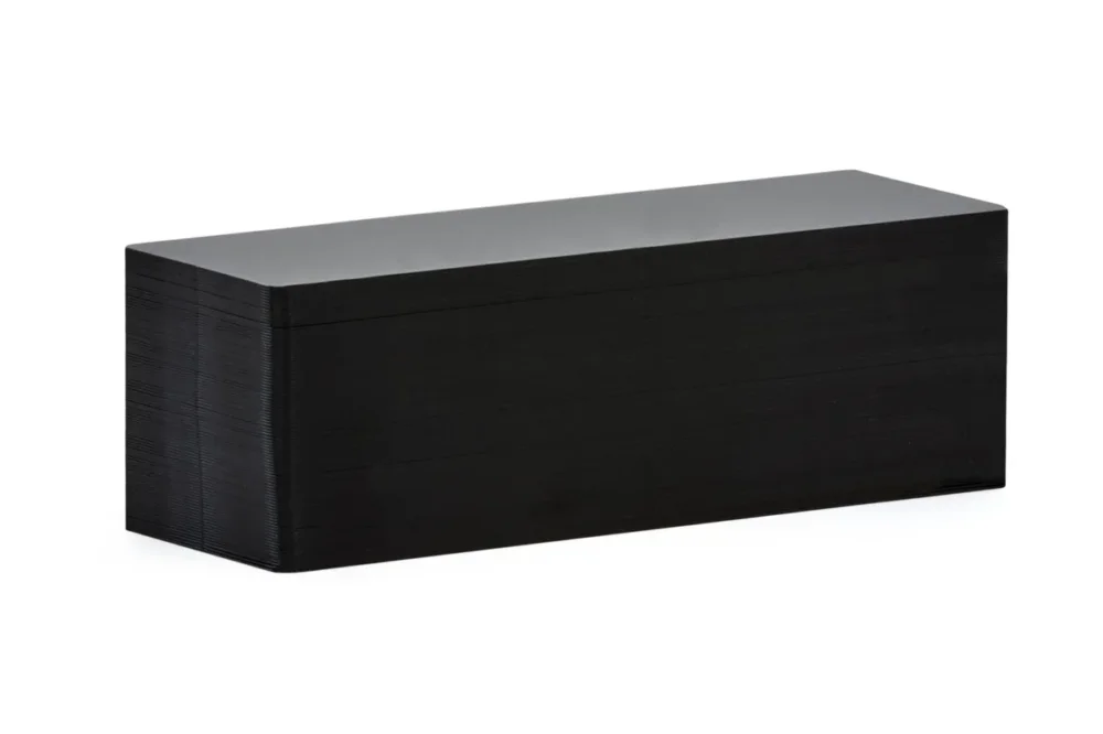 Carte PVC rectangulaire noir 150x50 mm Edikio (500 pièces) Prix Choc
