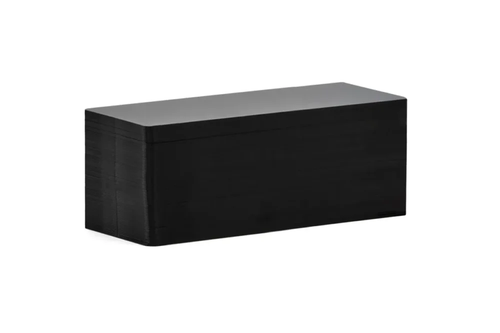 Commander Vite Carte PVC rectangulaire noir 120x50 mm Edikio (500 pièces)