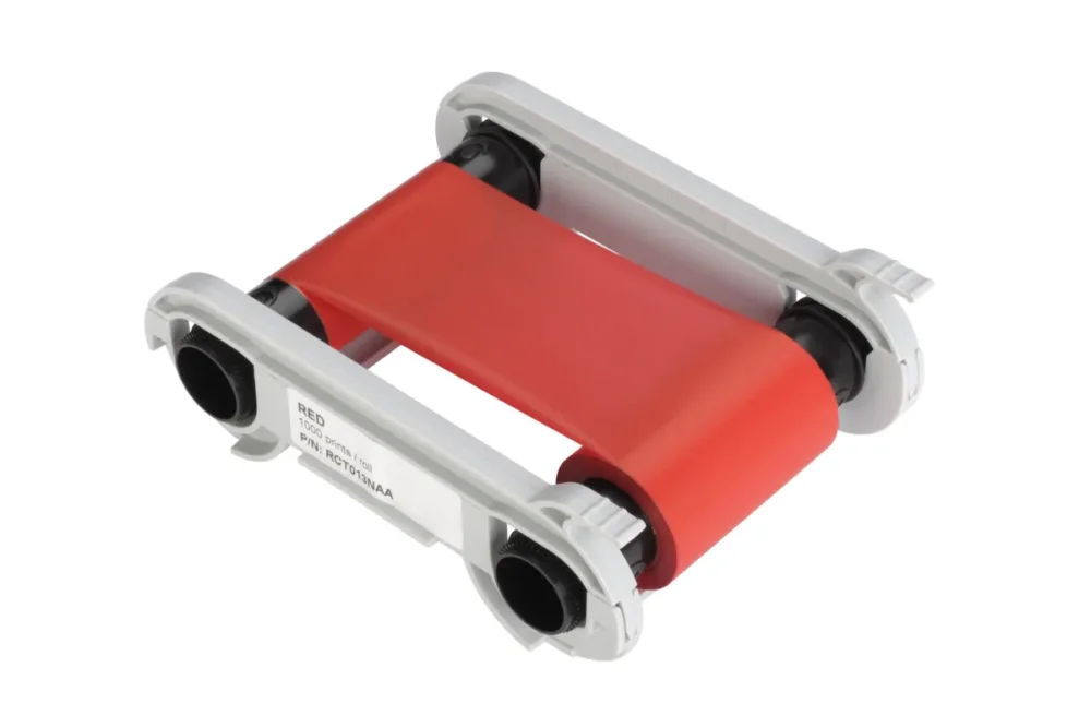 Ruban rouge pour cartes blanches Edikio Haute Qualité