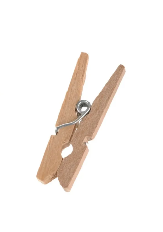 Mini pince à linge 3x0,4 cm Oxstal Earth Essentials (100 pièces) Meilleur Choix