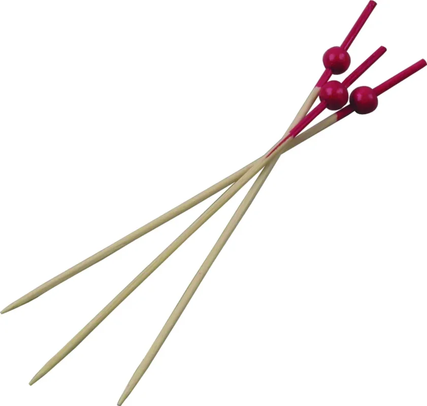 Piques boules rouge 12 cm Earth Essentials (500 pièces) Achat Immédiat