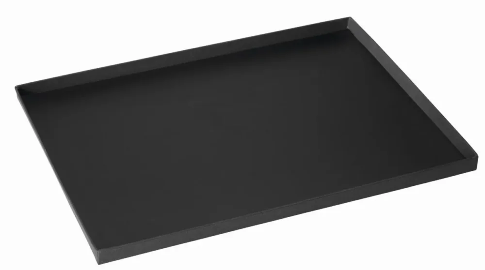 Plateau repas rectangulaire noir carton 37,2x27,2x1,7 cm Oxstal Pro.mundi (20 pièces) Bon Marché
