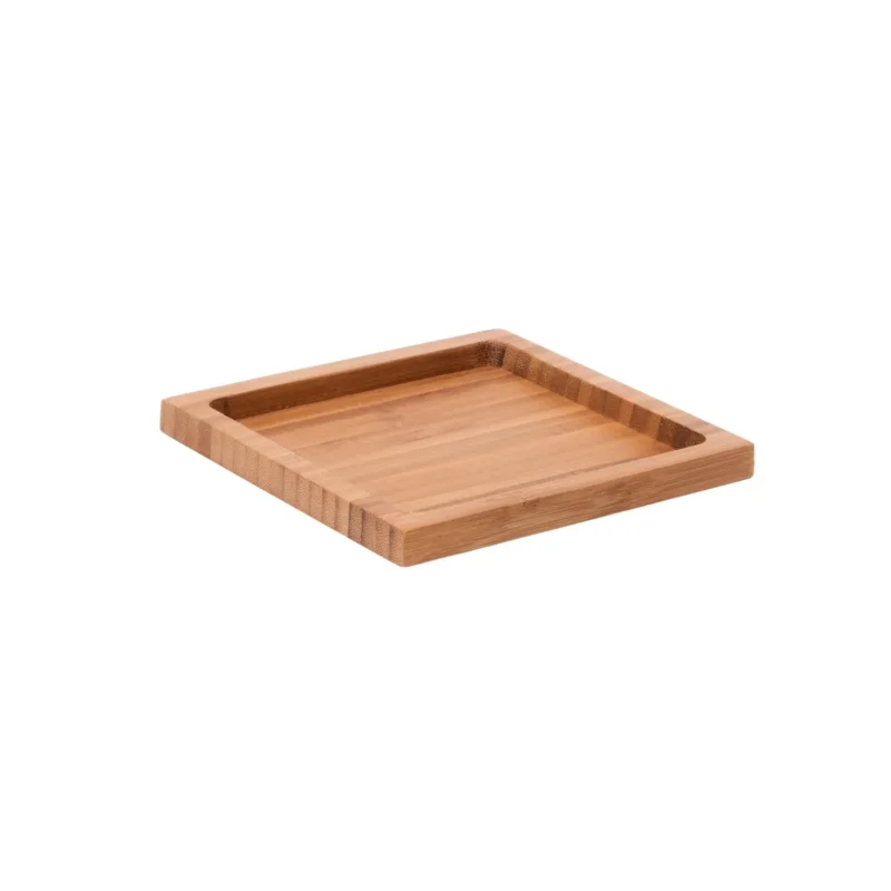 Assiette mignardises bambou Naturel 12x12 cm Oxstal Earth Essentials (50 pièces) Offre Limitée