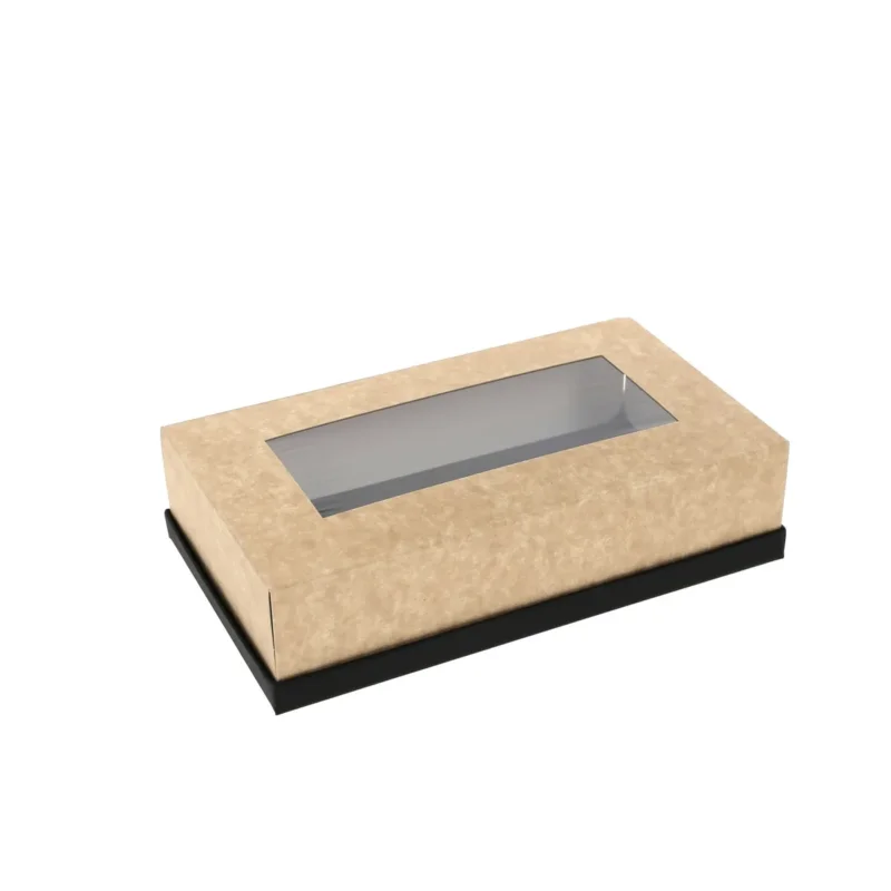 Remise Couvercle pour plateau-repas rectangulaire carton 36,6x26,8x6 cm Oxstal Pro.mundi (200 pièces)