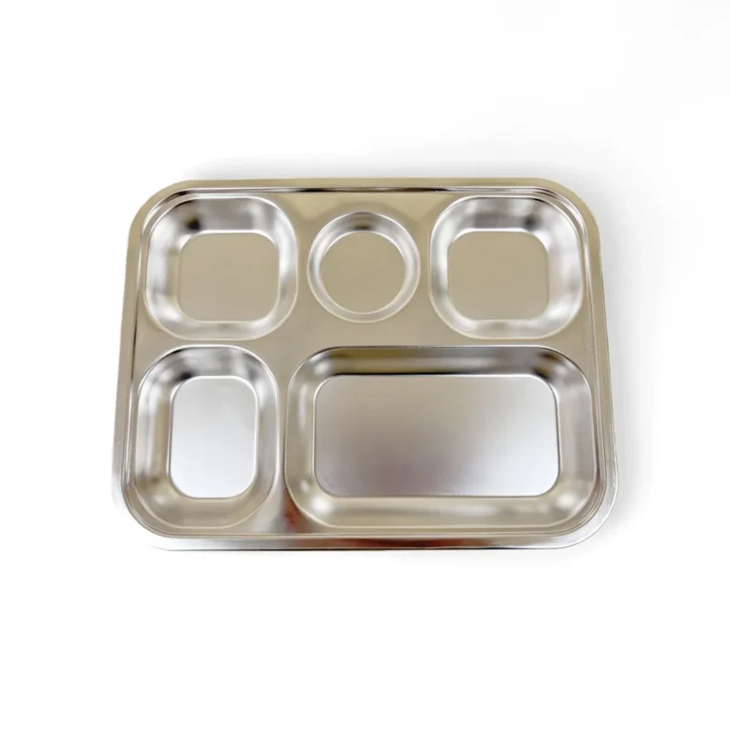 Plateau 5 compartiments rectangulaire inox 30,5 cm Hypinox Pro.mundi Commande En Gros