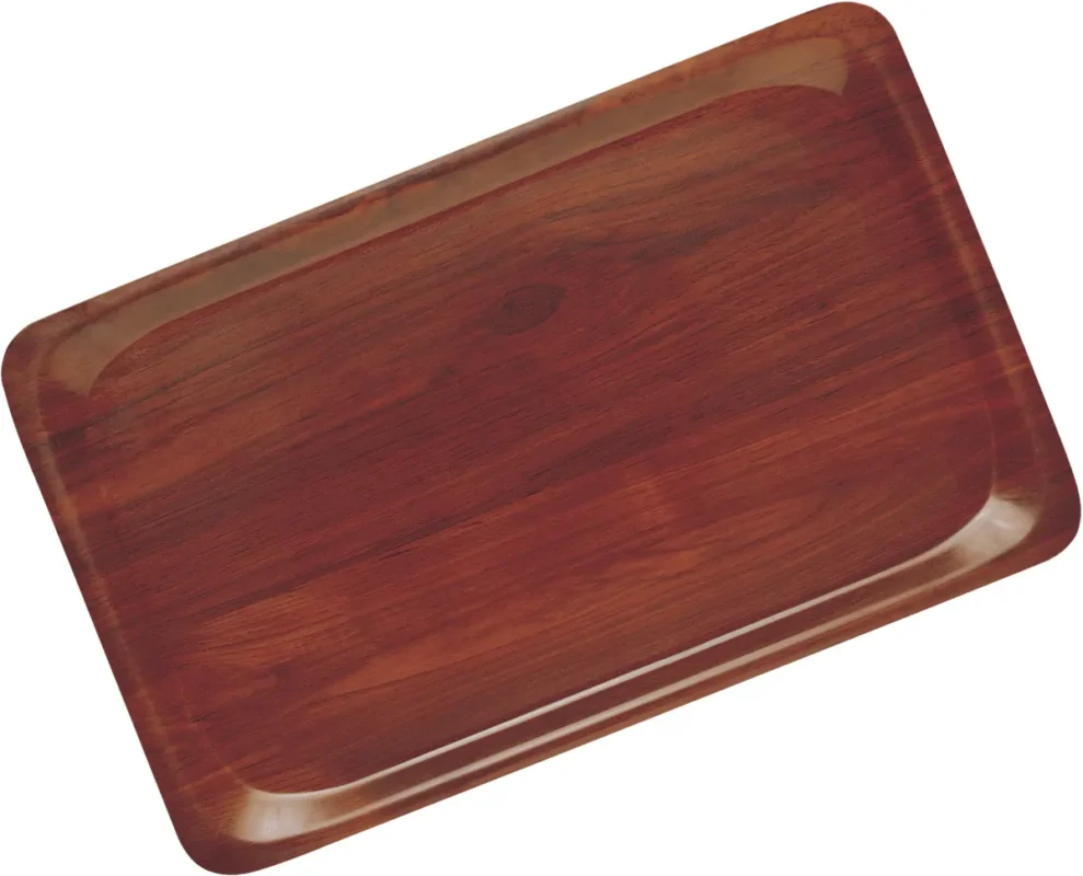 Retour Gratuit Plateau bois compresse marron 46x36 cm Capri Cambro