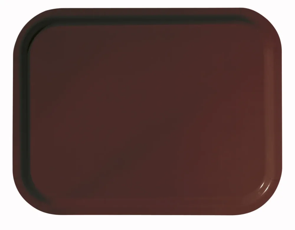 Plateau stratifié bois marron 40x30 cm Platex Solde