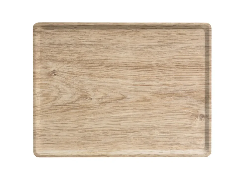 Nouvel Arrivage Plateau bois Chêne clair 28x20 cm Slim Platex