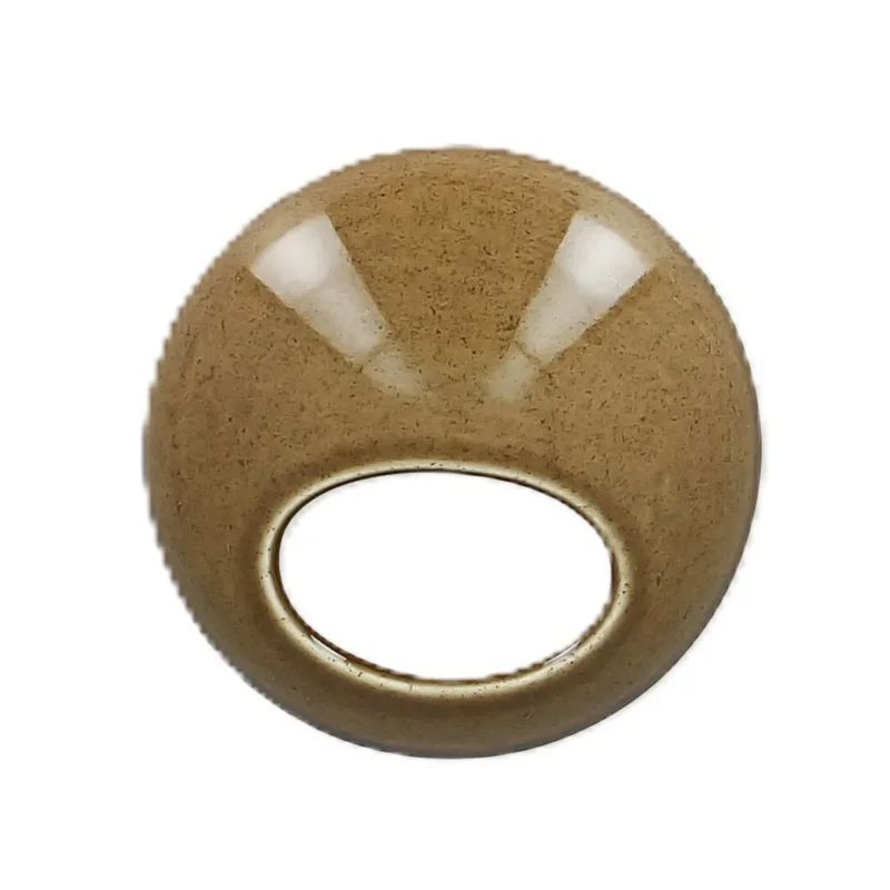 Solde Couvercle rond bronze porcelaine vitrifiée Ø 9 cm Ashore Rak