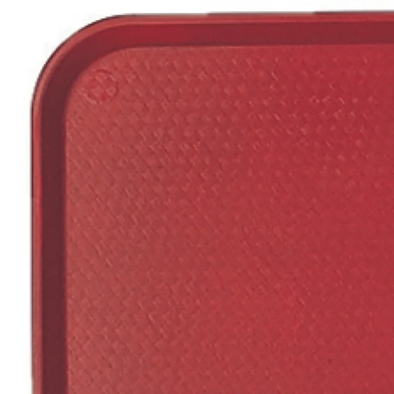 Plateau polypropylène (pp) rouge 46x36 cm Fast Food Cambro Bon Marché