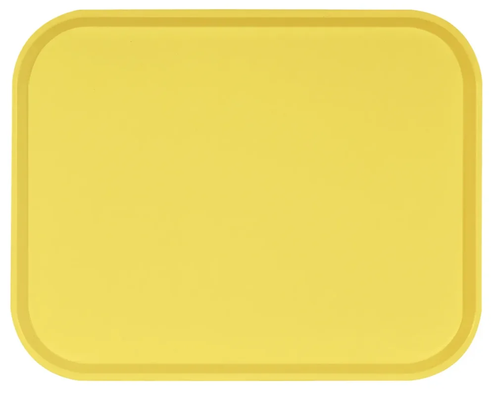 Bon Marché Plateau polyester jaune 46x36 cm Poly Str Platex