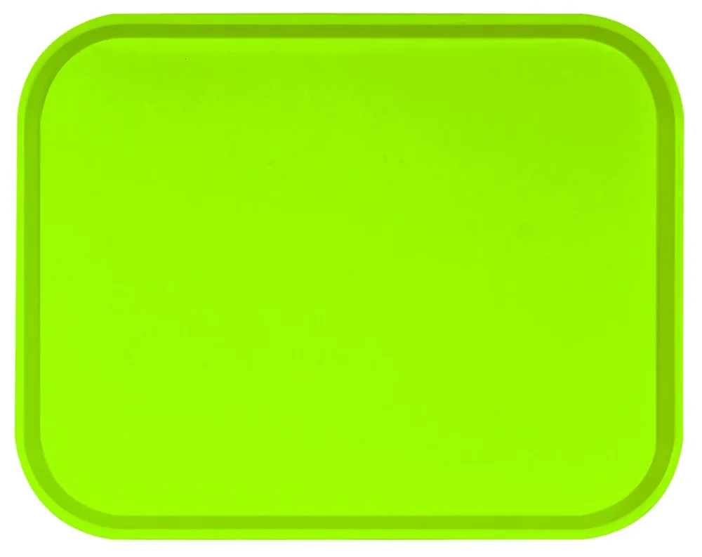 Plateau polyester vert 46x36 cm Poly Str Platex Satisfait Ou Remboursé