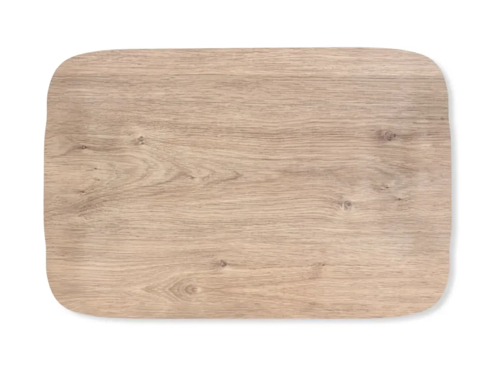 Plateau bois Chêne clair 60x40 cm Papillon Platex Vente Directe