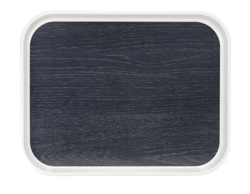 Plateau GN1/1 polyester gris 53x32 cm Poly Styl Platex Nouvelle Collection