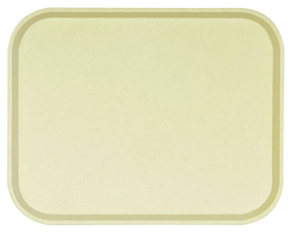 Plateau polyester vanille 46x36 cm Poly One Platex Prix Bas