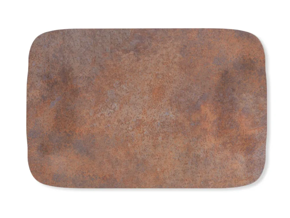 Super Prix Plateau bois rouille 60x40 cm Papillon Platex